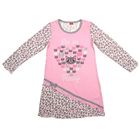 Сорочка ночная для девочки, рост 116 см (60), цвет розовый/серый CAK 5253_Д - Фото 1