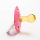 Соска-пустышка латексная классическая «Ягодка» с кольцом, в защитном колпачке, от 0 мес., цвета МИКС - Фото 5
