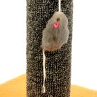 Когтеточка "Столбик", куб с площадкой, 35 х 30 х 85 см, микс цветов - Фото 5