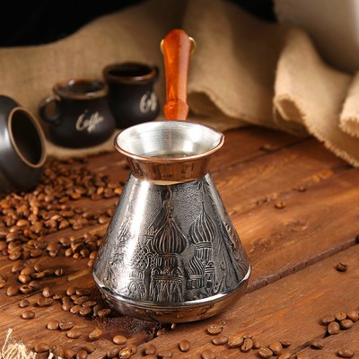 Турка для кофе «Москва Златоглавая», 0.85 л, медь