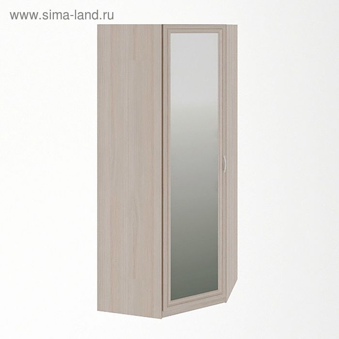 Шкаф угловой «Остин», 830×830×2000 мм, цвет шимо светлый/белый - Фото 1