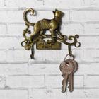 Ключница настенная «Счастья в дом», кошечка, 9.5×6.9 см - Фото 2