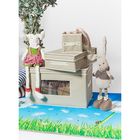 Короб стеллажный для хранения с крышкой 27х41х12 см, цвет жемчужный - Фото 4