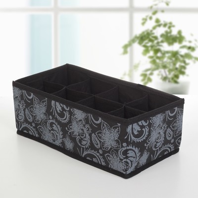 Органайзер для хранения белья Доляна «Пейсли», 8 отделений, 28×14×10 см