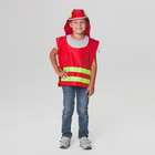 Карнавальный костюм «Пожарный МЧС, р. 32–34, 5–10 лет, полоски цвета МИКС - фото 9878092