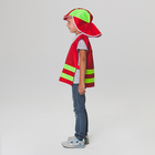 Карнавальный костюм «Пожарный МЧС, р. 32–34, 5–10 лет, полоски цвета МИКС - фото 9878093