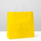 Пакет крафт "Радуга" желтый, 32 х 12 х 32 см - Фото 1