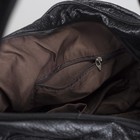 Рюкзак-сумка на молнии, 1 отдел с перегородкой, 1 наружный карман, чёрный - Фото 5