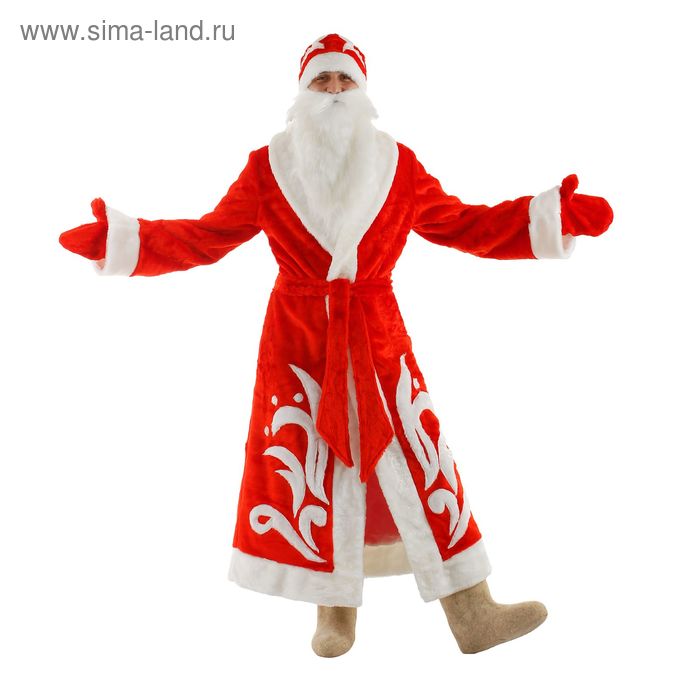 Карнавальный костюм «Дед Мороз», р. 52-54, рост 180 см - Фото 1