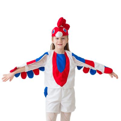 Карнавальный костюм «Петушок», 3-5 лет, рост 104-116 см, цвет белый