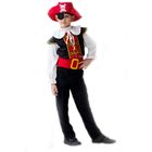 Карнавальный костюм «Отважный пират», 5-7 лет, рост 122-134 см - фото 20667458