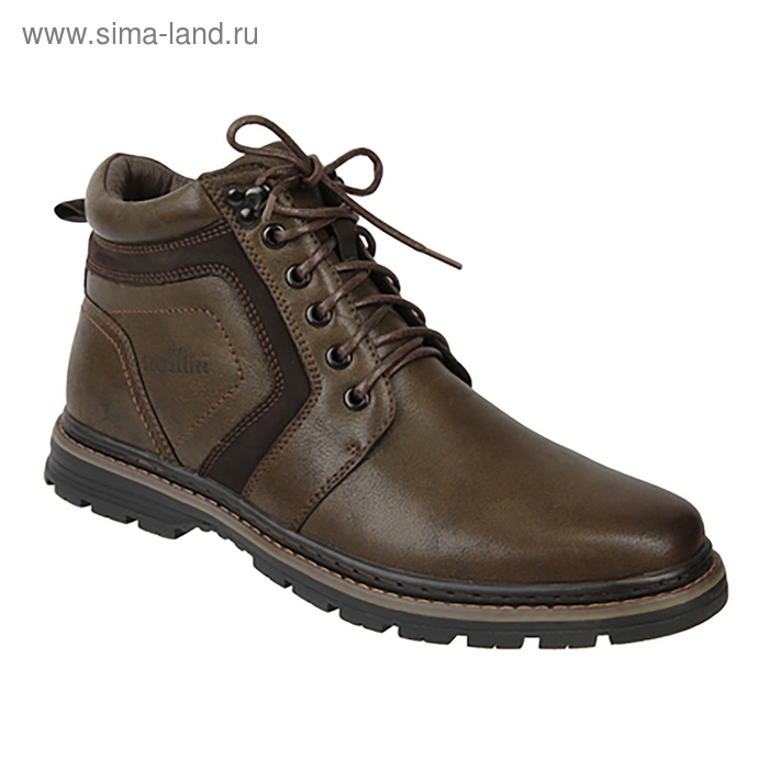 Ботинки мужские, размер 40-45, цвет коричневый 47012 - Фото 1