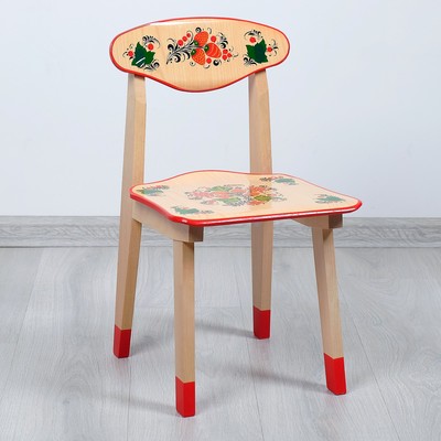 Стул детский «Хохлома», с художественной росписью, 2 ростовая категория, люкс