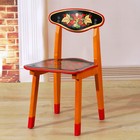 Стул детский «Хохломская роспись», высота сиденья 30 см, 2 р.к, высшая категория - Фото 1