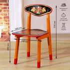 Стул детский «Хохломская роспись», высота сиденья 30 см, 2 р.к, высшая категория - Фото 2