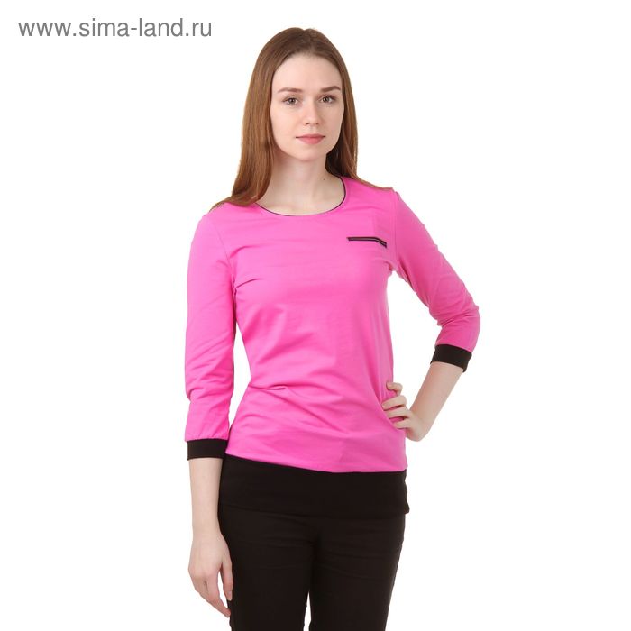 Джемпер женский, цвет розовый, рост 158-164 см, размер 50 - Фото 1