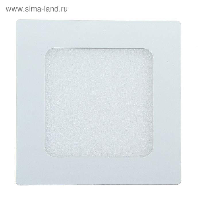 Панель светодиодная Linvel SPL1, 6 Вт, 4000 K, 120 х 120 мм, встраиваемая/накладная - Фото 1