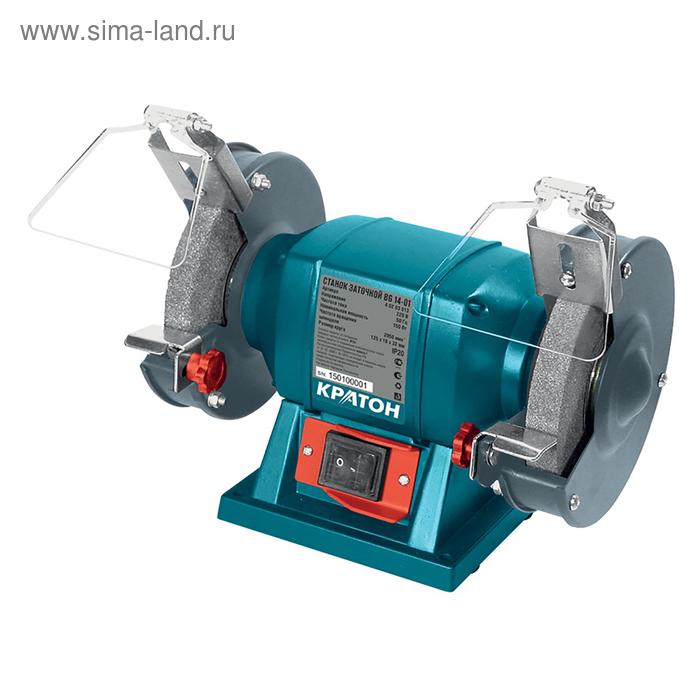 Станок заточной «Кратон» BG 14-01, 150 Вт, 2950 об/мин, 125×16×32 мм, 220 В - Фото 1