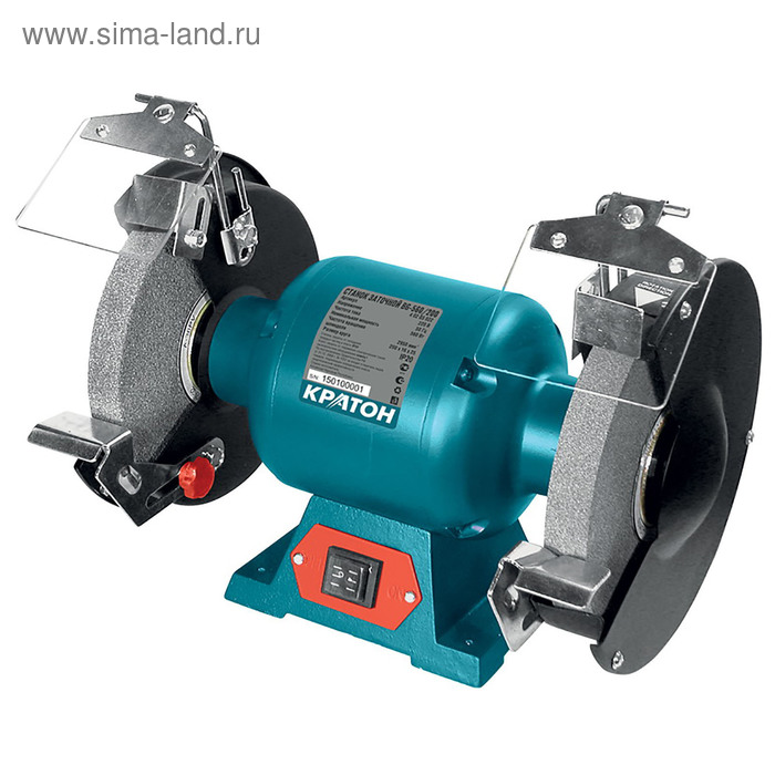 Станок заточной «Кратон» BG 560/200, 560 Вт, 2950 об/мин, 200×25×32 мм, 220 В - Фото 1