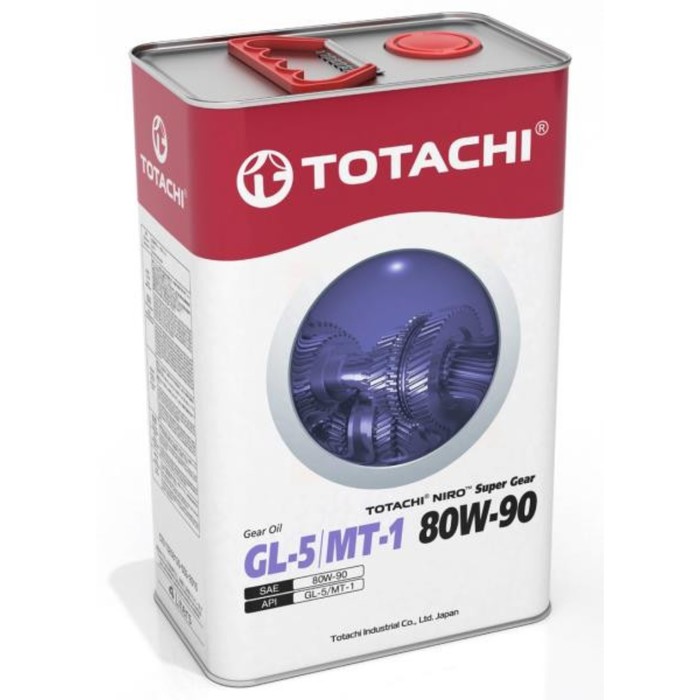 Масло трансмиссионное Totachi NIRO Super Gear GL-5/MT-1 80W-90, минеральное, 4 л