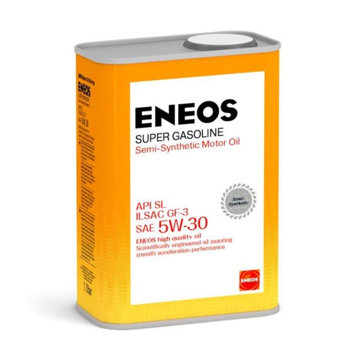 Масло моторное ENEOS SL 5W-30, полусинтетическое, 1 л - Фото 1