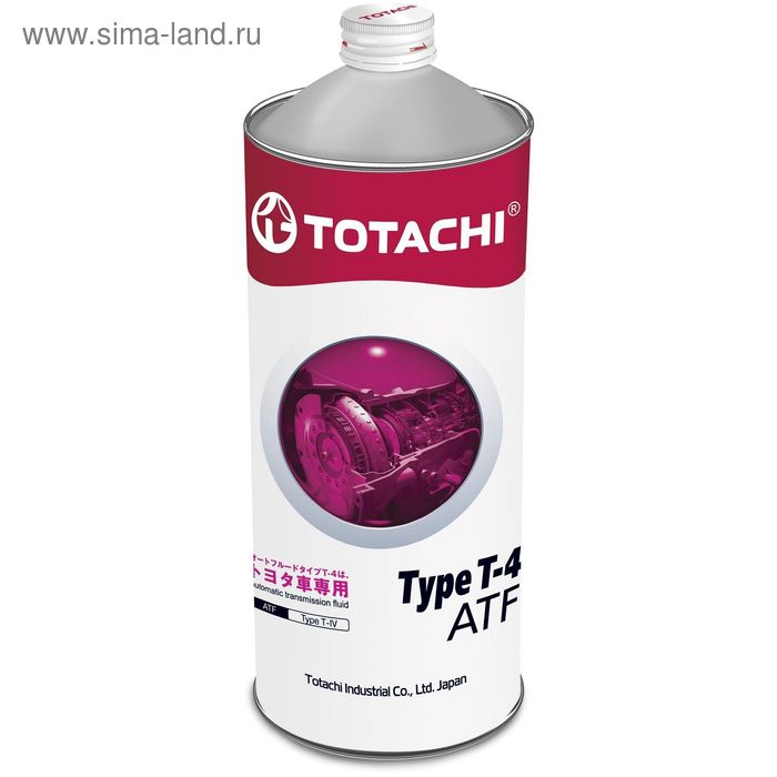 Масло трансмиссионное Totachi ATF Type T-IV, синтетическое, 1 л - Фото 1