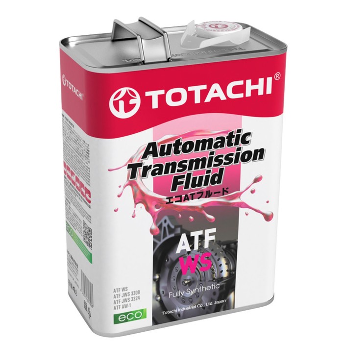Масло трансмиссионное Totachi ATF WS, синтетическое, 4 л - Фото 1
