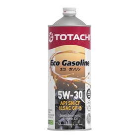 Масло моторное Totachi Eco Gasoline, SN/CF 5W-30, полусинтетическое, 1 л