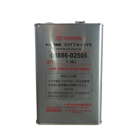 

Трансмиссионная жидкость Toyota CVT FLUID FE, 4 л