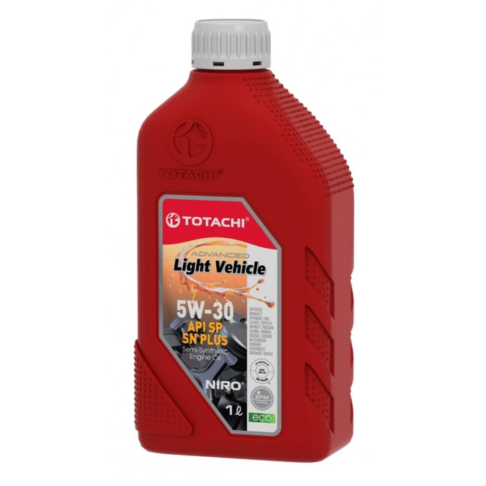 Масло моторное Totachi NIRO LV SAE 5W-30 API SP/SN PLUS, полусинтетическое, 1 л - Фото 1