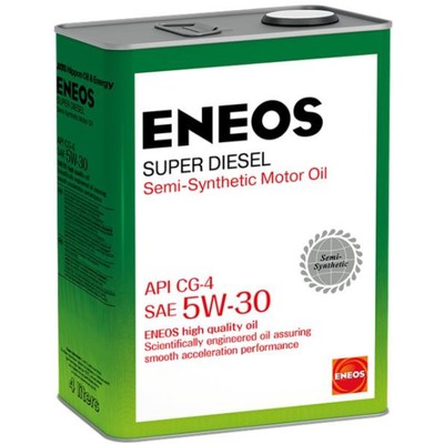 Масло моторное ENEOS CG-4 5W-30, полусинтетическое, 4 л