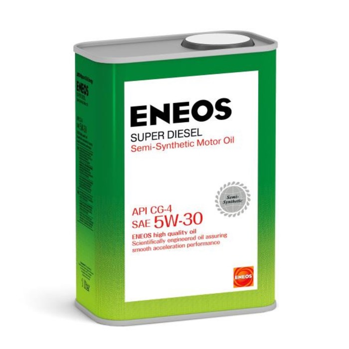 Масло моторное ENEOS CG-4 5W-30, полусинтетическое, 1 л - Фото 1