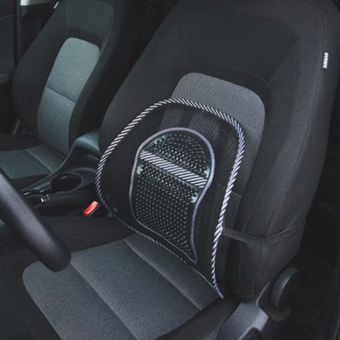 Ортопедическая спинка на сиденье TORSO с вертикальным массажером, 38×39 см - Фото 1