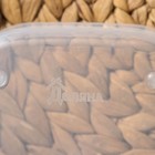 Набор контейнеров пищевых Доляна, квадратных, 2 шт: 450 мл, 700 мл, цвет оранжевый - Фото 7