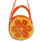 Мягкая сумочка «Апельсин», круглая, 18 см - Фото 1
