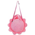Мягкая сумочка "Смайлик шалун" розовая окантовка - Фото 2