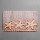 Коврик для ванной «Доляна. Морские звёзды», 74×44 см - Фото 2