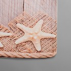Коврик для ванной «Доляна. Морские звёзды», 74×44 см - Фото 3