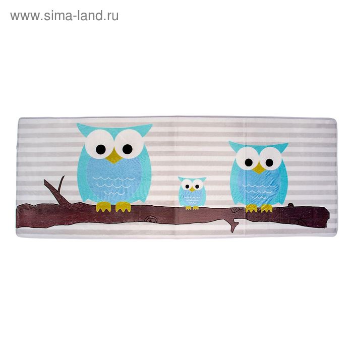 Коврик 45х120 см "Совы на ветке" - Фото 1