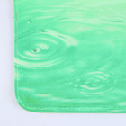 Набор ковриков для ванной и туалета Доляна «Флора», 2 шт: 38×43, 45×74 см, цвет зелёный - Фото 5