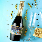 Наклейка на бутылку «Шампанское Новогоднее», размер 12 х 8 см. - Фото 2