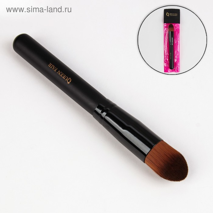 Кисть для макияжа, цвет чёрный - Фото 1