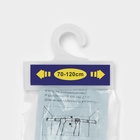 Карниз для ванной Доляна, телескопический, d=3.2 см, 70-120 см, стальной - Фото 9