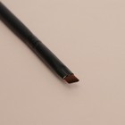 Кисть для макияжа, скошенная, 17 см, цвет чёрный - Фото 2