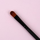 Кисть для макияжа, 16,5 см, цвет чёрный - Фото 3