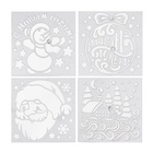 Искусственный снег спрей «Зимняя сказка», 4 трафарета, 250 мл, белый - Фото 6