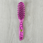 Расчёска массажная, вентилируемая, цвет розовый - Фото 3