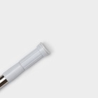 Карниз для ванной Доляна, телескопический, 110-200 см, стальной - Фото 5