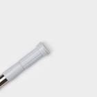 Карниз для ванной Доляна, телескопический, 140-260 см, стальной - Фото 5