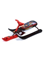 Снегокат «Ника-кросс Робот», СНК, цвет красный/чёрный/бордовый - Фото 5